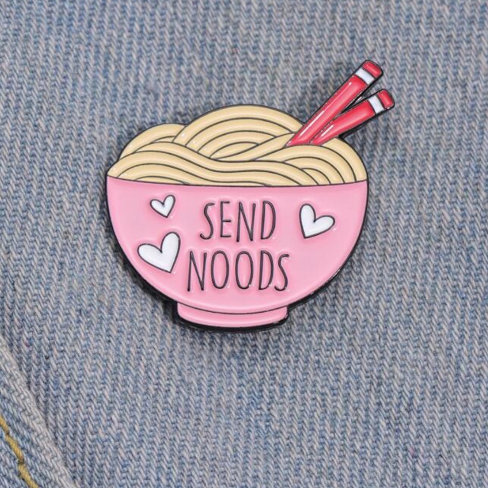 Funny “Send Noods”‎ Pin
